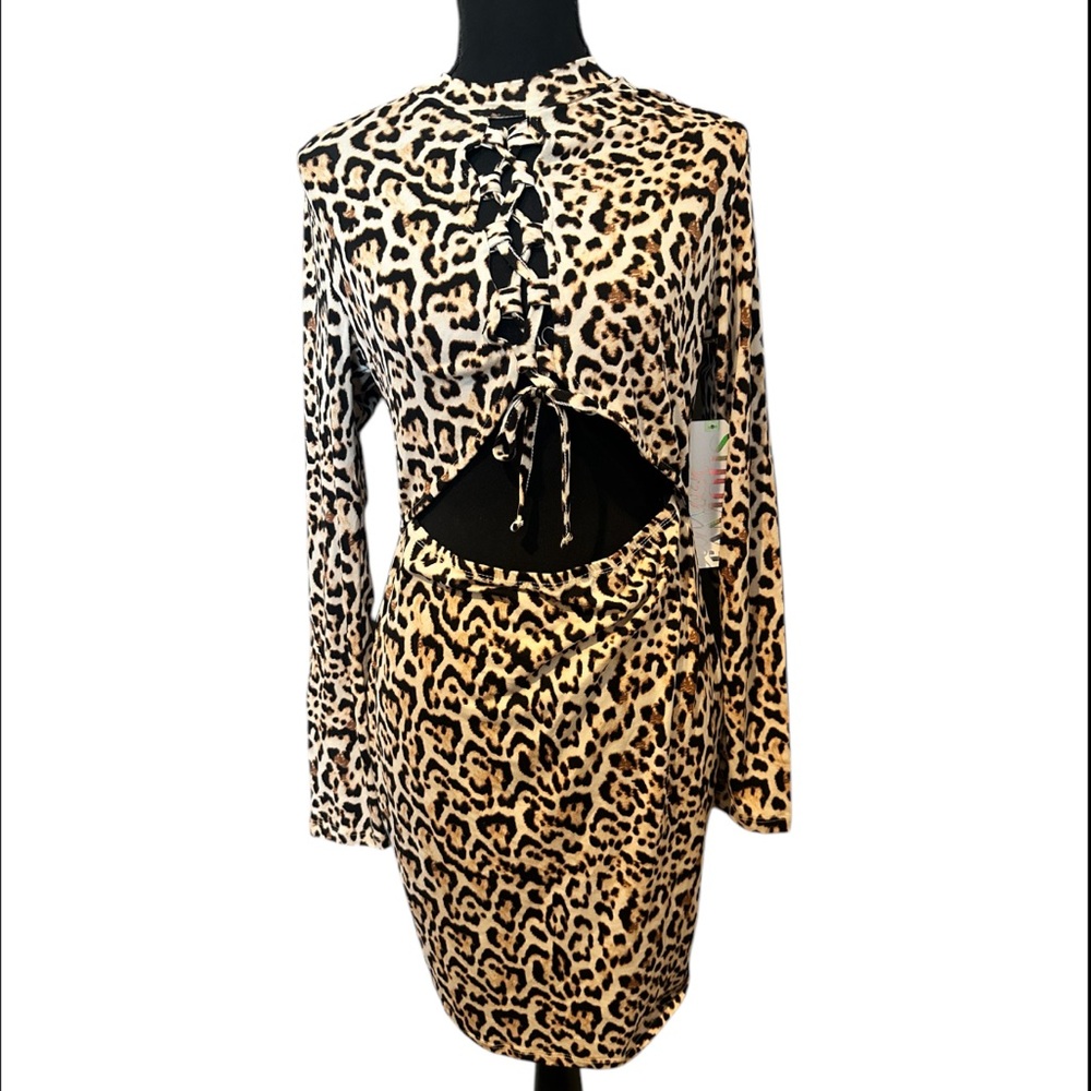 Almost famous cheetah print dress